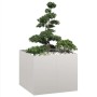 Jardinera 100x100x80 cm acero inoxidable de , Maceteros y jardineras - Ref: Foro24-860826, Precio: 195,33 €, Descuento: %
