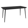 Juego de comedor de jardín 5 piezas ratán PVC negro de vidaXL, Conjuntos de jardín - Ref: Foro24-3060269, Precio: 390,84 €, D...