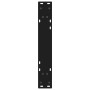 Patas para mesa de comedor 2 uds acero negro 50x(72-73,3) cm de , Patas para mesas - Ref: Foro24-4012716, Precio: 108,15 €, D...