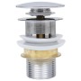 Desagüe empuje sin función desbordamiento plata 6,4x6,4x9,1 cm de vidaXL, Grifos - Ref: Foro24-149064, Precio: 15,03 €, Descu...