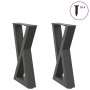 Patas para mesa de centro 2 uds antracita acero 28x(42-43,3) cm de , Patas para mesas - Ref: Foro24-4012698, Precio: 63,19 €,...