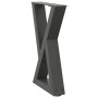 Patas para mesa de centro 2 uds antracita acero 28x(42-43,3) cm de , Patas para mesas - Ref: Foro24-4012698, Precio: 63,19 €,...