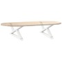 Patas para mesa de centro 2unidades acero blanco 70x(30-31,3)cm de , Patas para mesas - Ref: Foro24-4012693, Precio: 80,25 €,...