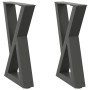 Patas de mesa centro 2uds acero antracita 38x(42-43,3) cm de , Patas para mesas - Ref: Foro24-4012702, Precio: 71,44 €, Descu...