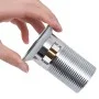 Desagüe empuje sin función desbordamiento plata 6,4x6,4x9,1 cm de vidaXL, Grifos - Ref: Foro24-149064, Precio: 14,73 €, Descu...