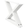 Patas para mesa de centro 2unidades acero blanco 50x(30-31,3)cm de , Patas para mesas - Ref: Foro24-4012685, Precio: 69,97 €,...