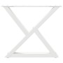 Patas para mesa de centro 2 uds acero blanco 60x(42-43,3) cm de , Patas para mesas - Ref: Foro24-4012709, Precio: 84,65 €, De...