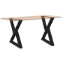 Patas para mesa de comedor 2 uds acero negro 70x(72-73,3) cm de , Patas para mesas - Ref: Foro24-4012728, Precio: 111,37 €, D...