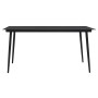Juego de comedor de jardín 5 piezas ratán PVC negro de vidaXL, Conjuntos de jardín - Ref: Foro24-3060269, Precio: 390,84 €, D...