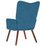 Sillón de relax de terciopelo azul de , Sillones - Ref: Foro24-4016820, Precio: 103,39 €, Descuento: %