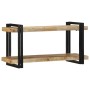 Estante de pared madera maciza de mango 90x33x45 cm de , Almacenamiento para CD y DVD - Ref: Foro24-4017485, Precio: 110,98 €...
