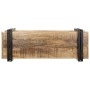Estante de pared madera maciza de mango 90x33x45 cm de , Almacenamiento para CD y DVD - Ref: Foro24-4017485, Precio: 110,98 €...