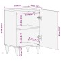 Mueble de baño madera maciza de mango 38x33x58 cm de , Muebles de baño - Ref: Foro24-4017813, Precio: 72,55 €, Descuento: %