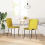Sillas de comedor 2 unidades terciopelo amarillo de , Sillas de comedor - Ref: Foro24-4101216, Precio: 87,02 €, Descuento: %