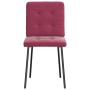 Sillas de comedor 2 unidades terciopelo rojo tinto de , Sillas de comedor - Ref: Foro24-4101062, Precio: 83,20 €, Descuento: %