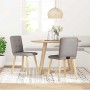 Sillas de comedor 2 unidades tela gris taupé de , Sillas de comedor - Ref: Foro24-4101074, Precio: 79,09 €, Descuento: %