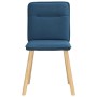 Sillas de comedor 2 unidades tela azul de , Sillas de comedor - Ref: Foro24-4101228, Precio: 105,94 €, Descuento: %