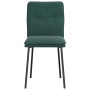 Sillas de comedor 2 unidades terciopelo verde oscuro de , Sillas de comedor - Ref: Foro24-4101311, Precio: 88,87 €, Descuento: %