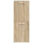 Juego de muebles de baño 5 pzas madera ingeniería roble Sonoma de , Muebles de baño - Ref: Foro24-3325021, Precio: 290,88 €, ...