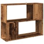 Estantería/divisor de espacios madera envejecida 80x24x63 cm de , Muebles TV - Ref: Foro24-856734, Precio: 46,26 €, Descuento: %