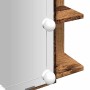 Mueble con espejo y LED madera vieja 70x16,5x60 cm de , Tocadores de baño - Ref: Foro24-857003, Precio: 100,43 €, Descuento: %