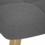 Sillón de relax con taburete tela gris oscuro de , Sillones - Ref: Foro24-4016779, Precio: 127,34 €, Descuento: %