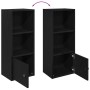 Librería de madera contrachapada roble negro 31x24x77 cm de , Librerías y estanterías - Ref: Foro24-860329, Precio: 39,48 €, ...