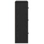 Librería de madera contrachapada roble negro 60x24x76,5 cm de , Librerías y estanterías - Ref: Foro24-860383, Precio: 66,76 €...