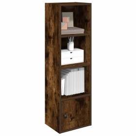 Estantería madera de ingeniería roble ahumado 31x24x102 cm de , Librerías y estanterías - Ref: Foro24-860341, Precio: 52,34 €...