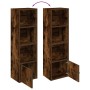 Estantería madera de ingeniería roble ahumado 31x24x102 cm de , Librerías y estanterías - Ref: Foro24-860341, Precio: 52,34 €...