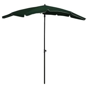 Sombrilla de jardín con palo verde 200x130 cm de vidaXL, Sombrillas - Ref: Foro24-315552, Precio: 30,79 €, Descuento: %