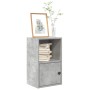 Estantería de madera de ingeniería gris hormigón 31x24x52 cm de , Librerías y estanterías - Ref: Foro24-860322, Precio: 34,67...