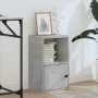 Estantería de madera de ingeniería gris hormigón 31x24x52 cm de , Librerías y estanterías - Ref: Foro24-860322, Precio: 34,67...