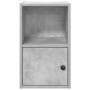 Estantería de madera de ingeniería gris hormigón 31x24x52 cm de , Librerías y estanterías - Ref: Foro24-860322, Precio: 34,67...