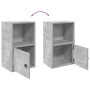 Estantería de madera de ingeniería gris hormigón 31x24x52 cm de , Librerías y estanterías - Ref: Foro24-860322, Precio: 34,67...