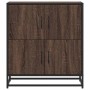 Aparador madera ingeniería roble marrón 68x35x76 cm de , Aparadores - Ref: Foro24-848993, Precio: 83,41 €, Descuento: %