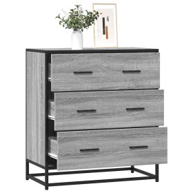 Aparador madera ingeniería y metal gris Sonoma 68x35x76 cm de , Aparadores - Ref: Foro24-848972, Precio: 103,56 €, Descuento: %