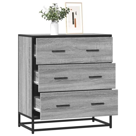 Aparador madera ingeniería y metal gris Sonoma 68x35x76 cm de , Aparadores - Ref: Foro24-848972, Precio: 103,56 €, Descuento: %