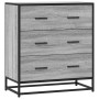 Aparador madera ingeniería y metal gris Sonoma 68x35x76 cm de , Aparadores - Ref: Foro24-848972, Precio: 103,56 €, Descuento: %