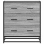 Aparador madera ingeniería y metal gris Sonoma 68x35x76 cm de , Aparadores - Ref: Foro24-848972, Precio: 103,56 €, Descuento: %