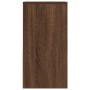 Mesilla de noche con cajón roble marrón 35x34x66,5 cm de , Mesitas de noche - Ref: Foro24-858725, Precio: 53,71 €, Descuento: %