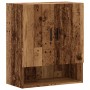 Armario de pared madera de ingeniería madera vieja 60x31x70 cm de , Taquillas y armarios de almacenamiento - Ref: Foro24-8572...