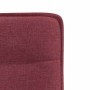 Sillas de comedor 2 unidades tela rojo tinto de , Sillas de comedor - Ref: Foro24-4101235, Precio: 105,57 €, Descuento: %