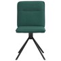 Sillas de comedor 2 unidades tela verde oscuro de , Sillas de comedor - Ref: Foro24-4101237, Precio: 105,57 €, Descuento: %