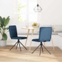 Sillas de comedor 2 unidades tela azul de , Sillas de comedor - Ref: Foro24-4101240, Precio: 105,57 €, Descuento: %