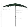 Sombrilla de jardín con palo verde 200x130 cm de vidaXL, Sombrillas - Ref: Foro24-315552, Precio: 34,19 €, Descuento: %