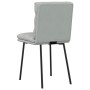 Sillas de comedor 2 unidades terciopelo gris claro de , Sillas de comedor - Ref: Foro24-4101282, Precio: 97,45 €, Descuento: %