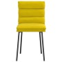 Sillas de comedor 2 unidades terciopelo amarillo de , Sillas de comedor - Ref: Foro24-4101289, Precio: 95,25 €, Descuento: %