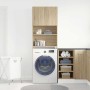 Armario de lavadora madera ingeniería roble Sonoma 64x24x190 cm de , Accesorios para lavadoras y secadoras - Ref: Foro24-8591...
