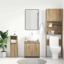Mueble de lavabo de baño madera roble artisan 60x33x60 cm de , Muebles de baño - Ref: Foro24-861146, Precio: 54,81 €, Descuen...
